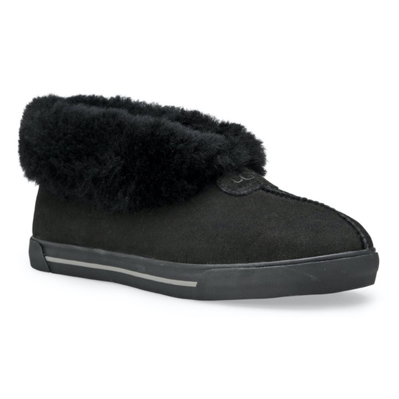 UGG Lexi Slipper Bootie Boot Indoor Outdoor Cozy Lounge Fold Over Shearling - Picture 1 of 9
